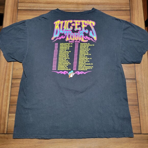 Buc-ee's SS Black Unisex Tee 1982 Tour (1st Design, OOP) - Size XL - Picture 4 of 5